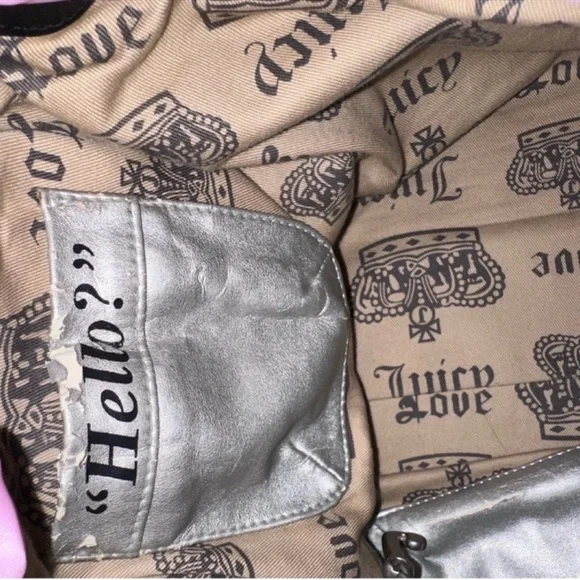 Juicy Couture pink and gray vintage daydreamer with pink and gray juicy wallet - Picture 10 of 15
